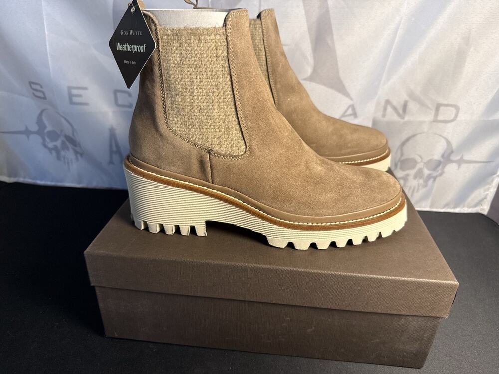 Ron White Emmaline Suede Chelsea Boot Women’s Size 6.5 / EU 37 MSRP $595
